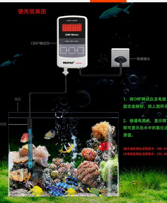 Marine Aquarium Orp - AQUARIUM ORP Meter WEIPRO ORP -