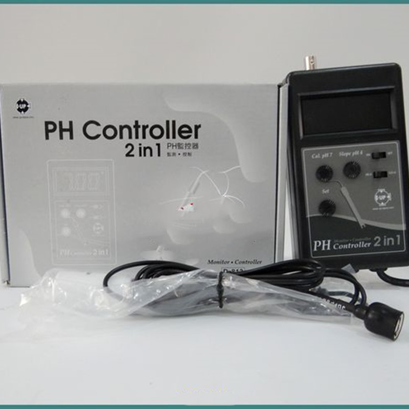 Marine Aquarium Water Testing - PH-Monitor-Controller-Testkit Wassertest 2-in-1 PH-Aquarium für Süß-