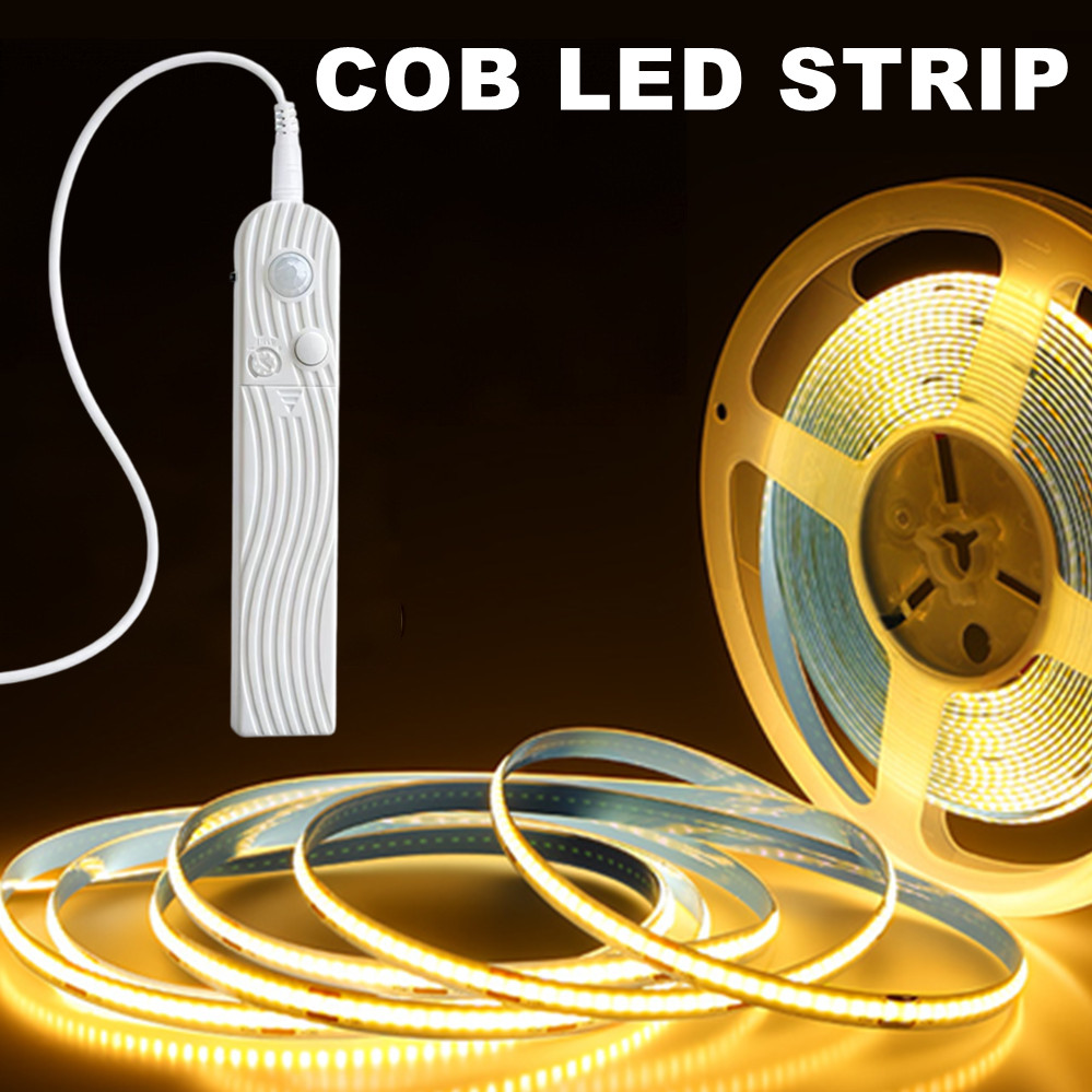 Actinic Blue Led - 8MM COB LED-Streifen 5V mit Bewegungssensor
