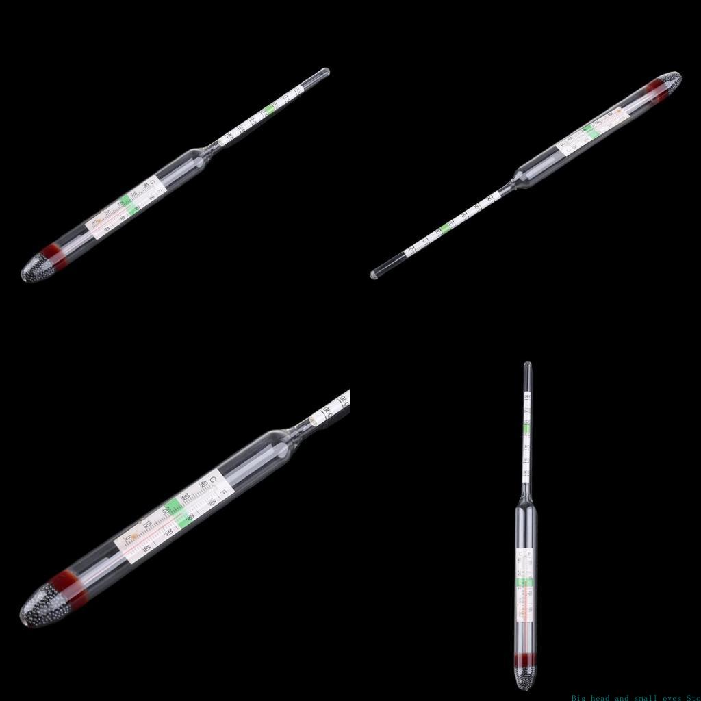 Marine Aquarium Temperature - 581C Aquarien Glas-Hydrometer mit Thermometer, Salzgehaltstester