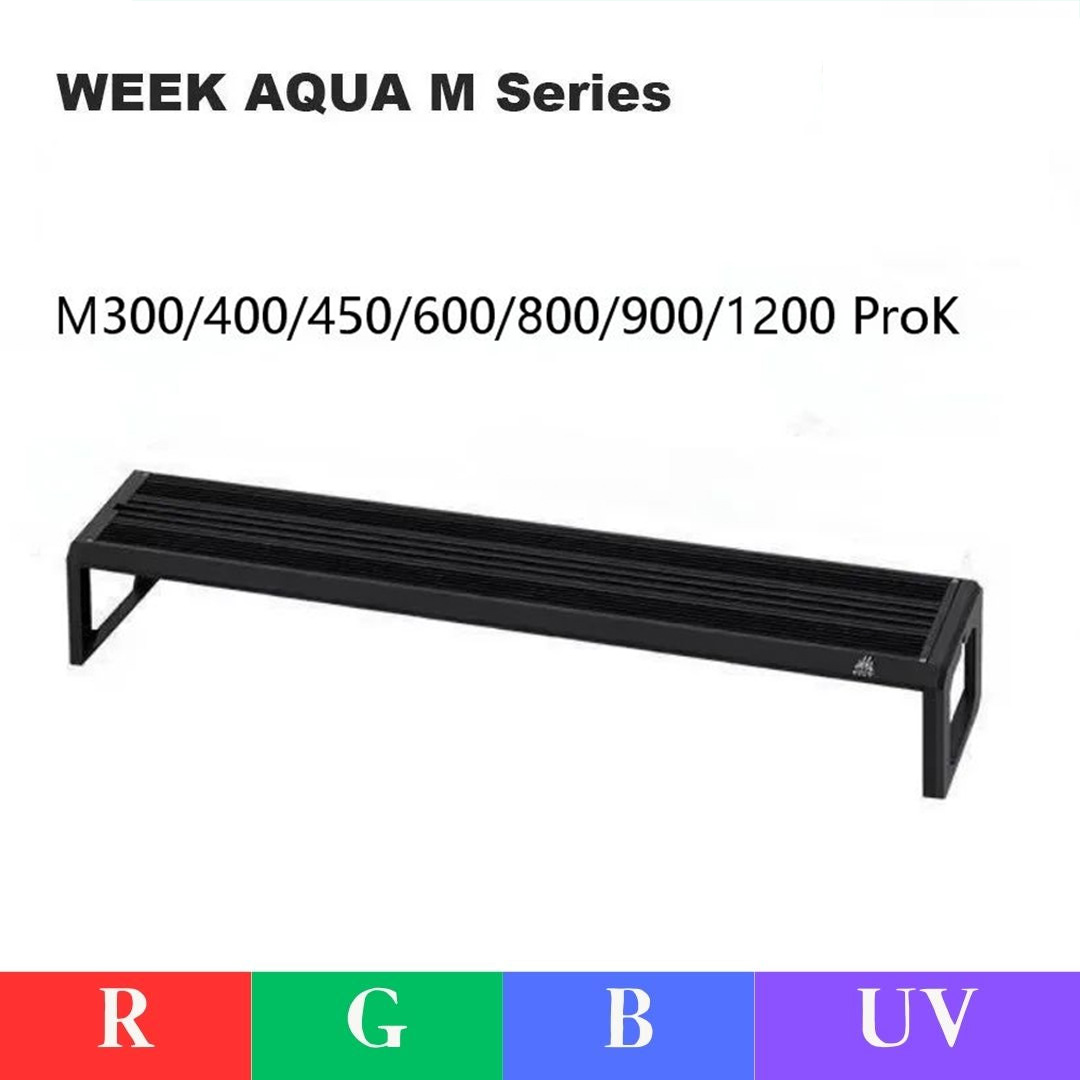 Marine Aquarium Uv - WEEK AQUA M300/M400/M450Pro Ver.3 RGB+UV Pflanzenwachstumslampe