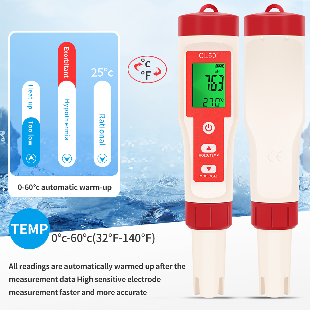 PH/CL2/H2/ORP/Temperaturmessge – Marine Aquarium Water Testing Bewertung und Preis