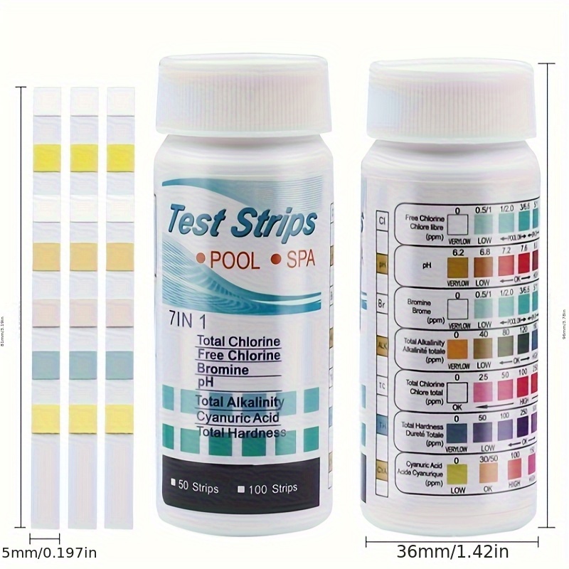 7-in-1 50/100 Stück Schwimmbad – Marine Aquarium Water Testing Bewertung und Preis
