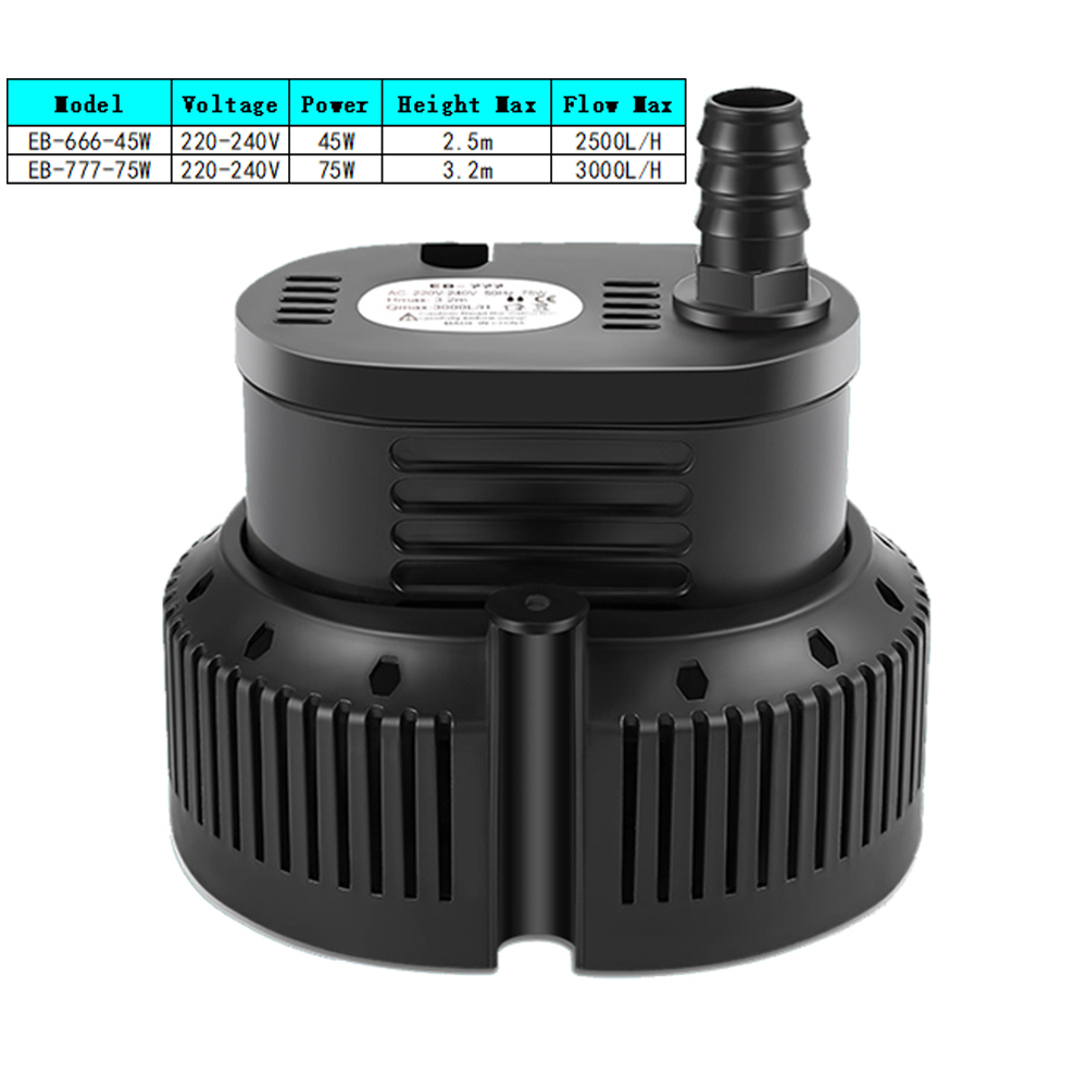 45/75w 2500-3000l/h Tauch wass – Marine Aquarium Temperature Bewertung und Preis