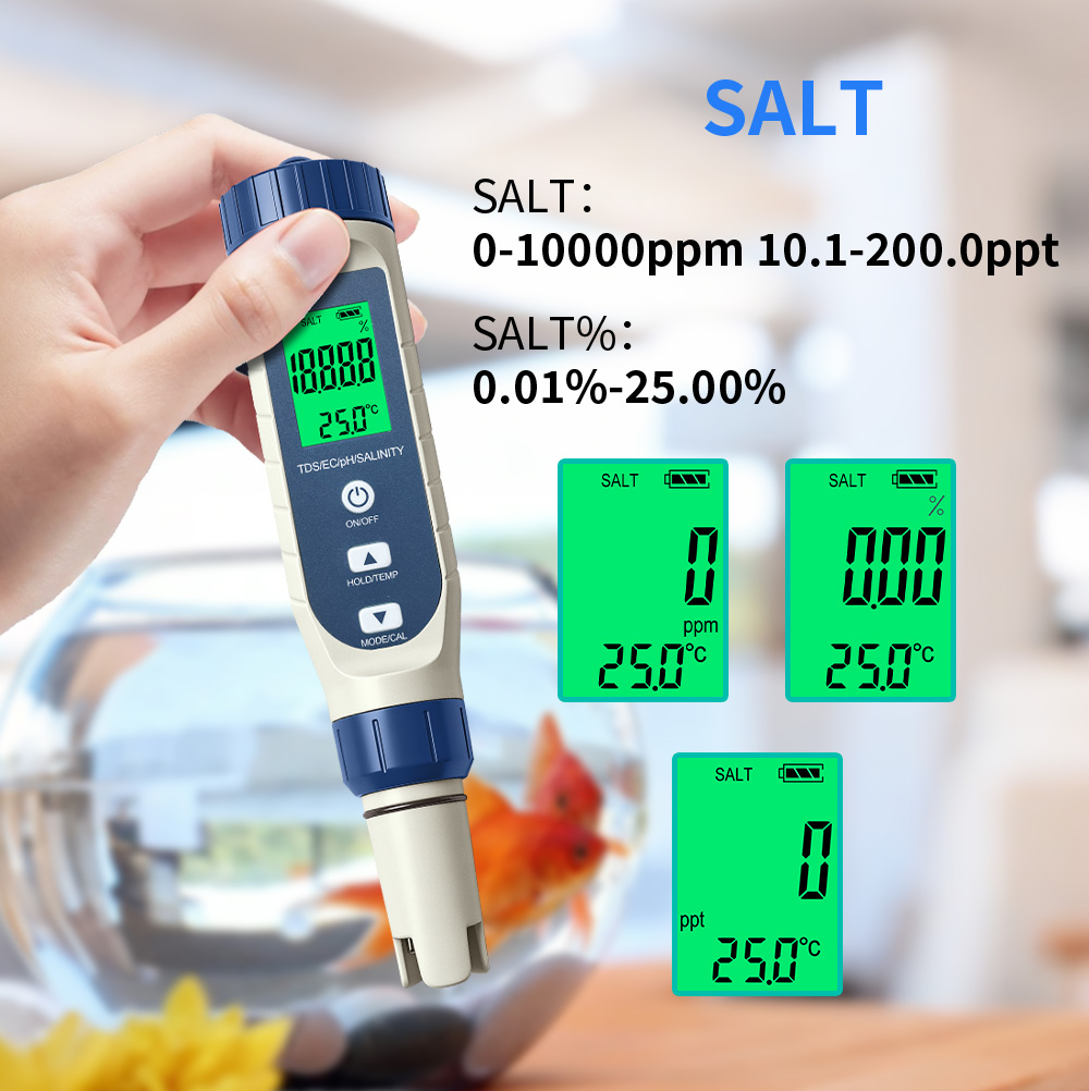 5-in-1 Wasserqualitäts-Testger – Marine Aquarium Water Testing Bewertung und Preis