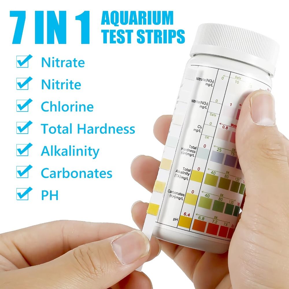 7 in 1 100 Stück Aquarium-Test – Marine Aquarium Water Testing Bewertung und Preis