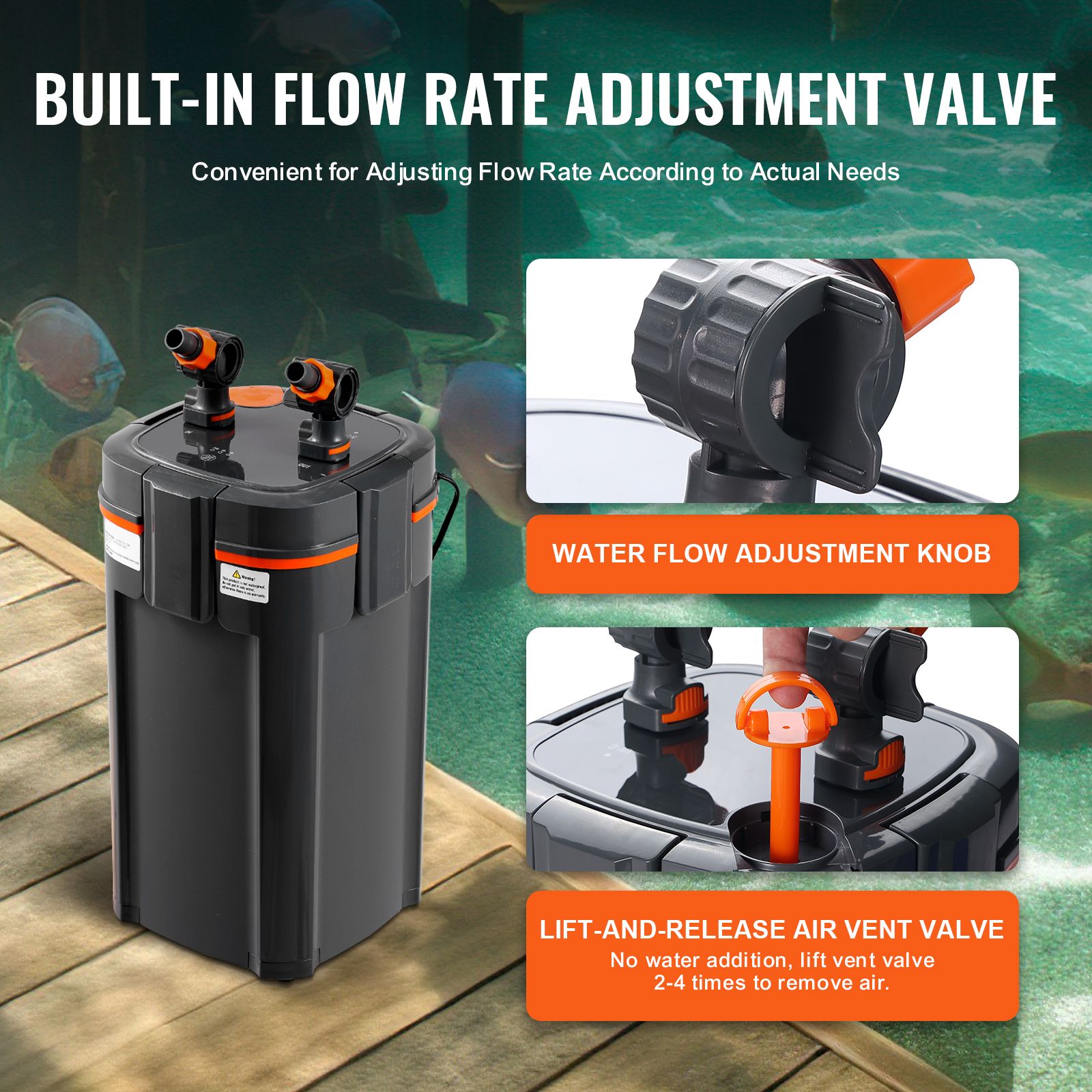 Aquariumfilter 528GPH, 5-Stufe – Marine Aquarium Uv Bewertung und Preis